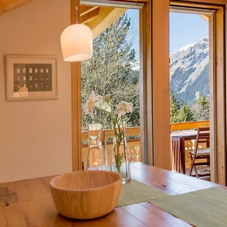 Chalet Bergfrieden Penthouse شقة